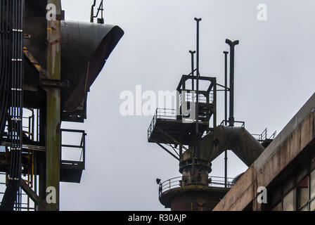 Arbed, Stahlwerken, Metallurgie, Rohre, Fabrik, Luxemburg, Stockfoto