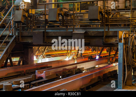 Arbed, Stahlwerken, Metallurgie, Rohre, Fabrik, Luxemburg, Stockfoto