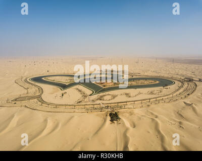 Dubai Liebe Seen Stockfoto