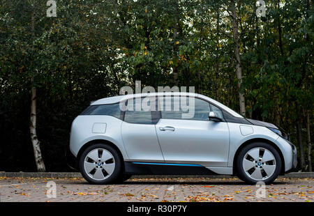 2015 BMW i3 Range Extender Elektroauto Stockfoto