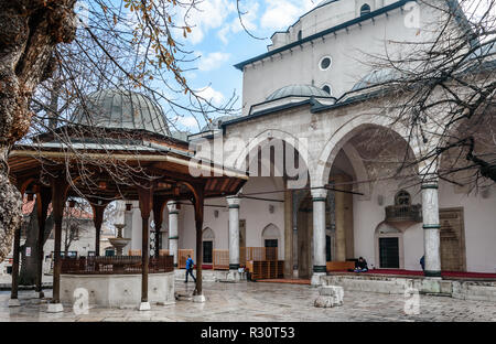 Die Gazi-husrev-Moschee beg Stockfoto