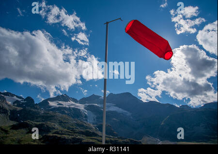 Wind Blinker am Flughafen Stockfoto