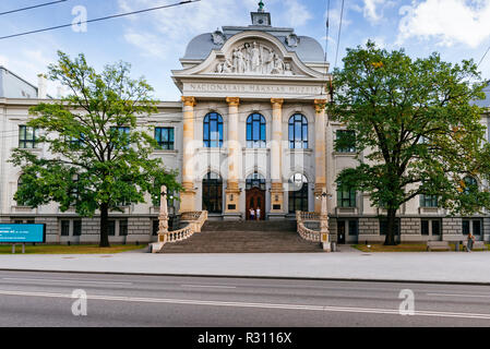 Die Lettischen Nationalen Museum der Kunst ist die reichste Sammlung der nationalen Kunst in Lettland. Riga, Lettland, Baltikum, Europa. Stockfoto