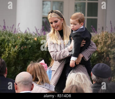 Washington DC, USA. 20. November 2018. Washington DC 11/20/18, Ivanka Trump Enkel Theodor, in der Türkei - milde Ereignis. Foto von Dennis Brack Credit: Dennis Brack/Alamy leben Nachrichten Stockfoto