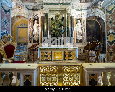 Sant'Andrea Kathedrale, Dom von Amalfi entfernt, Amalfi Region, Weltkulturerbe der UNESCO, die Halbinsel von Sorrent, Amalfiküste, Kampanien Stockfoto