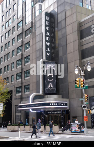 'King Kong' Festzelt am Broadway Theater, NEW YORK Stockfoto