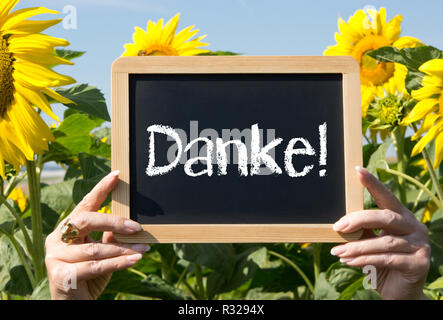 Danke! Stockfoto