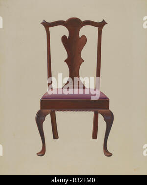 Side Chair. Stand: 1936. Abmessungen: insgesamt: 30 x 22,9 cm (11 13/16 x 9 in.). Medium: Gouache und Bleistift auf Karton. Museum: Nationalgalerie, Washington DC. Autor: Arthur Johnson. Stockfoto