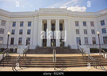 Alabama's Attorney General Office Building, einem großen staatlichen Regierungsgebäude in der Hauptstadt, Montgomery Alabama, USA. Stockfoto