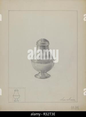 Silber Caster. Stand: 1936. Maße: gesamt: 29,5 x 22,8 cm (11 5/8 x 9 in.) Original IAD Objekt: 4' hoch. Medium: Graphit auf Papier. Museum: Nationalgalerie, Washington DC. Autor: Louis Annino. Stockfoto