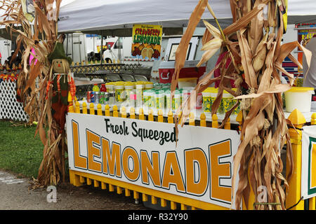 Limonade. Canfield Fair. Mahoning County Fair. Canfield, Youngstown, Ohio, USA. Stockfoto