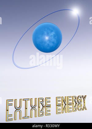 Wasserstoff-atom Stockfoto