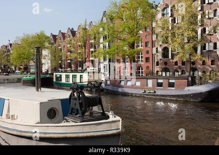 Stadt Amsterdam in Niederlande Stockfoto