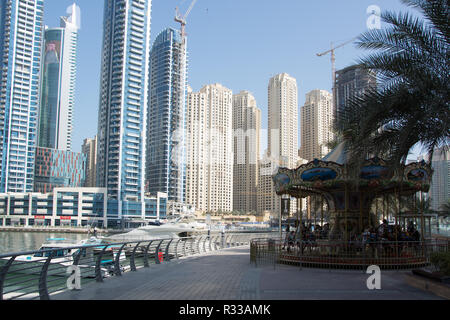 Dubai marina Stockfoto