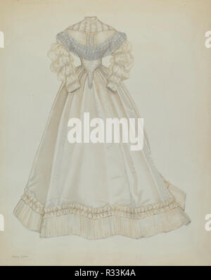 Wedding Dress. Vom: C. 1937. Maße: gesamt: 45,7 x 38 cm (18 x 14 15/16 in.). Medium: Aquarell und Graphit auf Pappe. Museum: Nationalgalerie, Washington DC. Autor: Nancy Crimi. Stockfoto