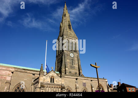 St Martin's Cathedral in Leicester die Grabstätte von König Richard III. Stockfoto