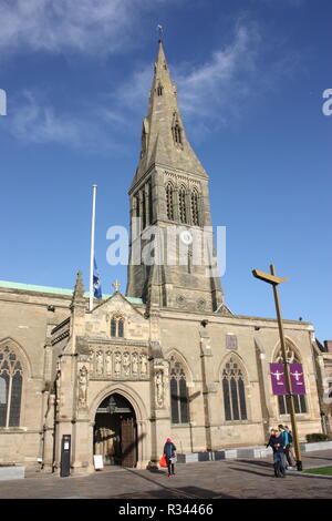 St Martin's Cathedral in Leicester die Grabstätte von König Richard III. Stockfoto