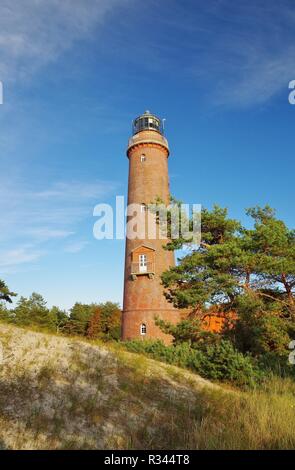 Leuchtturm darÃŸer Ort Darß-Zingst Stockfoto