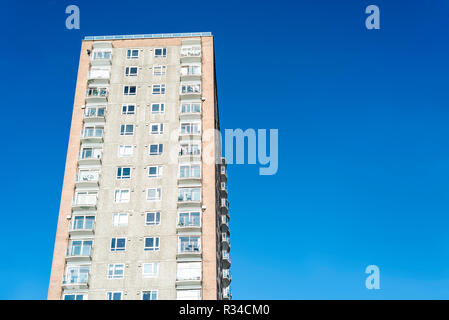 Turm Hof high rise Residential Housing. Suburban apartments Hochhaus Unterkunft. Stockfoto