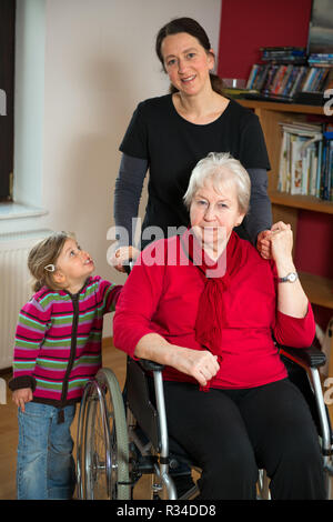 drei Generationen Stockfoto