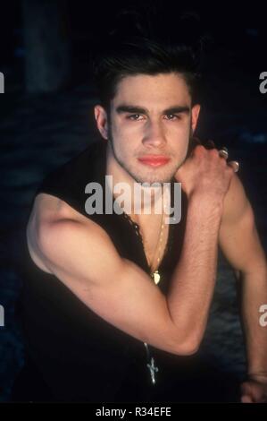 MALIBU, CA - 27. Januar: (exklusiv) Schauspieler Damon Pampolina stellt an den exklusiven Fotoshooting am 27. Januar 1993 in Malibu, Kalifornien. Foto von Barry King/Alamy Stock Foto Stockfoto