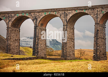 Die ribblehead Viadukt, Yorkshire Dales, England Stockfoto