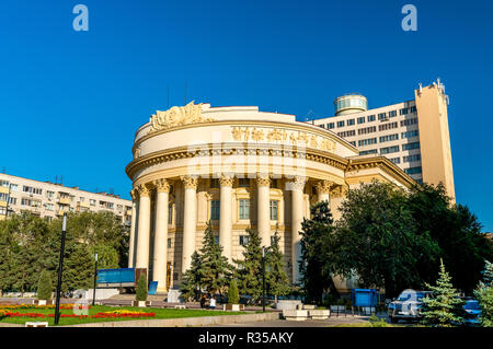 Palast der Kultur der Gewerkschaften in Wolgograd, Russland Stockfoto