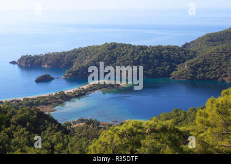 Küste und Strand; Oludeniz Fethiye Stockfoto