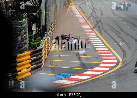 Sophia Floresch Unfall Macau Grand Prix 2018 Stockfoto