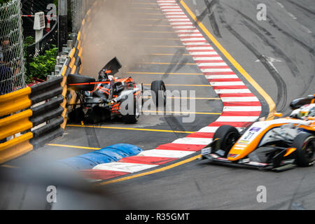 Sophia Floresch Unfall Macau Grand Prix 2018 Stockfoto