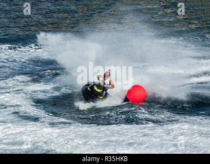 Castro Marina Italien, 24/05/2015 rounabout Rennen Aqua Bike Wm 2015 Stockfoto