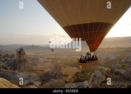 Heißluftballons über Kappadokien Stockfoto