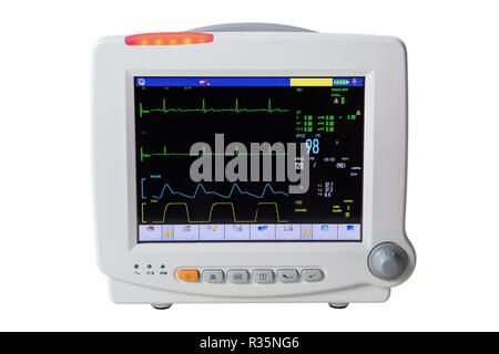medizinische Geräte für die Messung der ECG-Nahaufnahme-Kardiologie ...