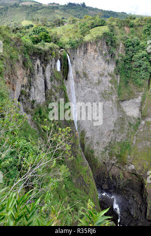 Kolumbien, Lagune Guatavita Stockfoto