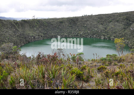 Kolumbien, Lagune Guatavita Stockfoto