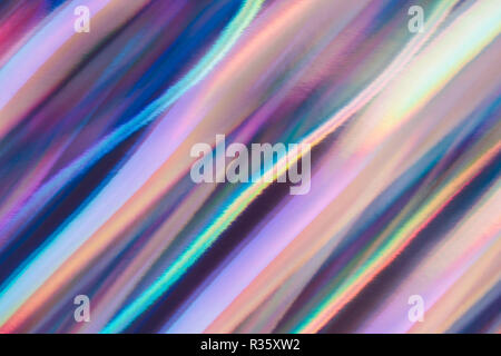 Mehrfarbiger Hintergrund imitieren Hologramm. Stockfoto