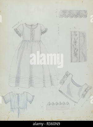 Der Säugling Kleid und Shirt. Vom: C. 1936. Maße: gesamt: 36,7 x 26,4 cm (14 5/6 x 10 3/8 in.). Medium: Aquarell und Graphit auf Papier. Museum: Nationalgalerie, Washington DC. Thema: Ella Josephine Sterling. Stockfoto