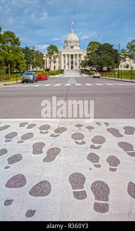 Alabama State Capitol in Montgomery Stockfoto
