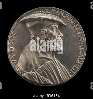 Laux Kreler, C. 1486-1552, Goldschmied. Stand: 1520. Abmessungen: Insgesamt (Durchmesser): 5,88 cm (2 5/16 in.) Gewicht: 47.83 Gramm (0,105 lb). Medium: Leitung // Besetzung hohl. Museum: Nationalgalerie, Washington DC. Autor: Hans Kels den Jüngeren. Stockfoto