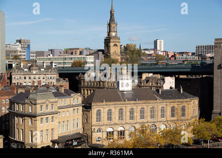 Die Guildhall in Newcastle upon Tyne, England. Das städtische Gebäude ein Gericht und Rat Kammern. Stockfoto