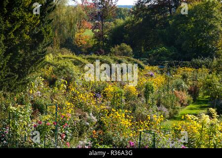 Claude Monets Haus und Garten in Giverny, Frankreich Stockfoto