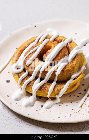 Kürbis Zimtkuchen Stockfoto