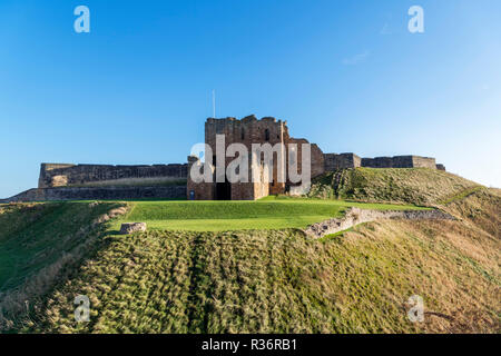 Tynemouth Castle, Schloss und Tynemouth Priory, Tynemouth, Tyne und Wear, England Großbritannien Stockfoto