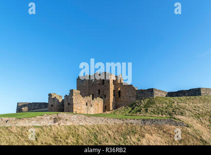 Tynemouth Castle, Schloss und Tynemouth Priory, Tynemouth, Tyne und Wear, England Großbritannien Stockfoto