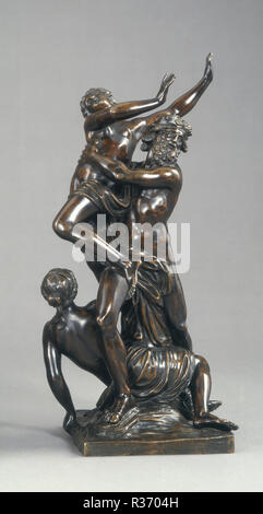 Pluto und Persephone (Allegorie des Feuers). Vom: original Marmor 1677/1699, Bronze gegossen C. 1693-1716. Abmessungen: Höhe: 54.93 cm (21 5/8 in.). Medium: Bronze. Museum: Nationalgalerie, Washington DC. Autor: François GIRARDON. Stockfoto