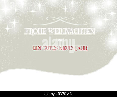 Frohe Weihnachten text Stockfoto