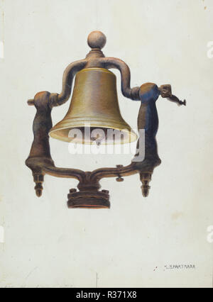 Bell. Stand: 1935/1942. Abmessungen: insgesamt: 33 x 24,5 cm (13 x 9 5/8 in.). Medium: Aquarell, Graphit und Gouache auf Papier. Museum: Nationalgalerie, Washington DC. Autor: L. B. Hartmann. Stockfoto