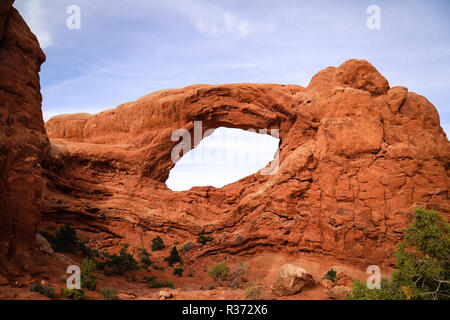 Arches Nationalpark in der Wüste von Utah Stockfoto