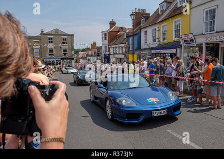 Lymington Italia Festival 2018 Stockfoto