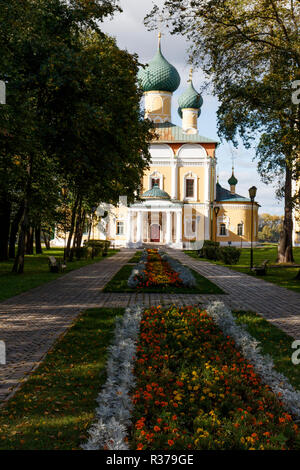 Die 1713 Verklärung Kathedrale in Uglitsch, Uglitsch, Jaroslawl oblast, Russland. Stockfoto
